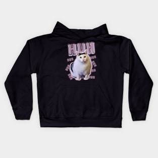 Huh-Cat-meme Kids Hoodie